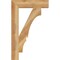 Ekena Millwork Balboa Block Rough Sawn Bracket, Western Red Cedar, 4"W x 20"D x 32"H BKT04X20X32BOA05RWR - alternate 3